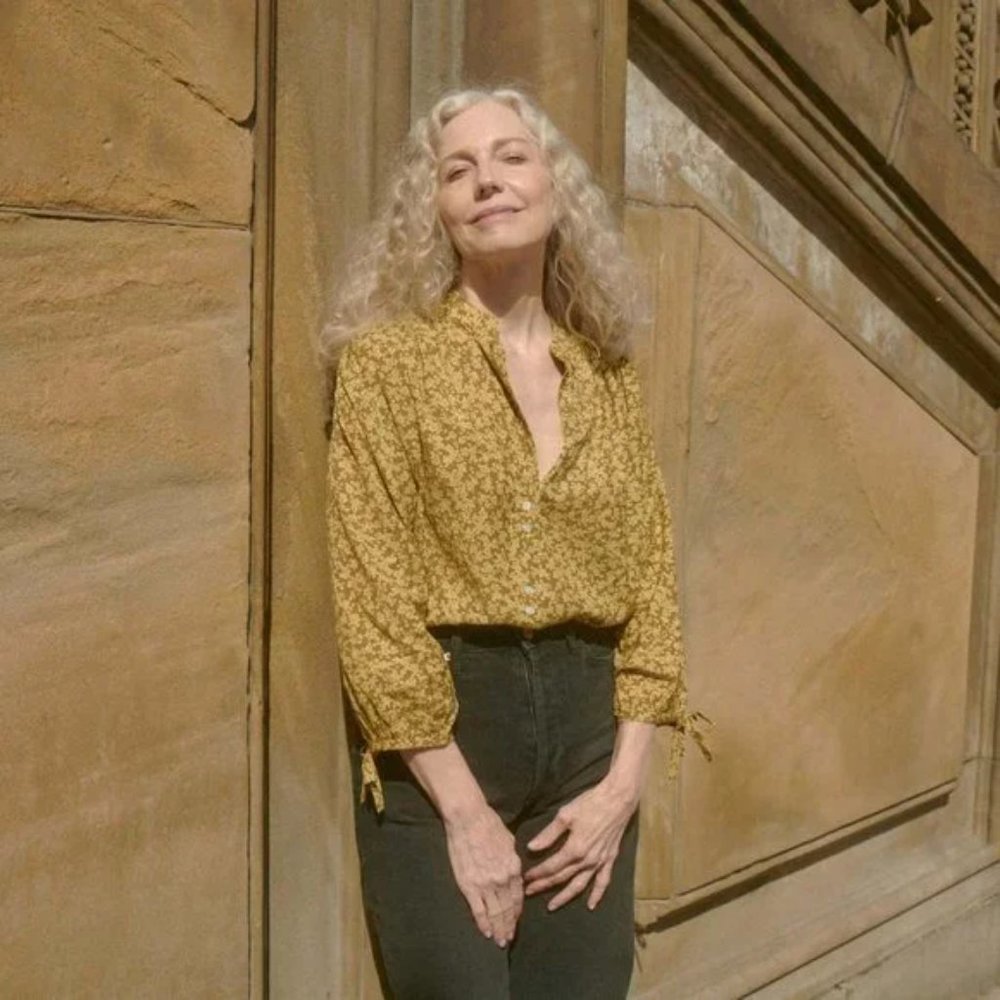 Doen O'KEEFFE TOP -- GOLD WINTER MEADOW XL